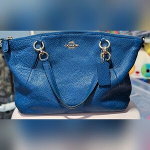 Coach Blue Leather Women's Bag